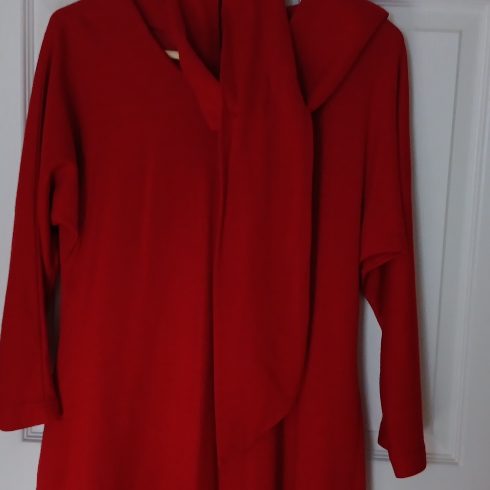 Red Aline Dress By Larue of Palm Beach.Vintage.8 Petite - Picture 4 of 8